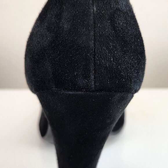 MARC JACOBS Suede Black Booties Made In Italy Size 41 Euro / US 11 Shoes Heels - Picture 9 of 16